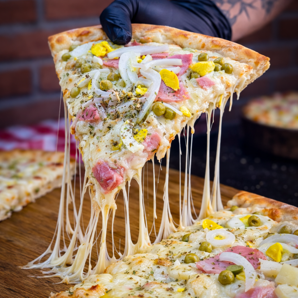 Pizza Portuguesa da Pizzaria Fornalha